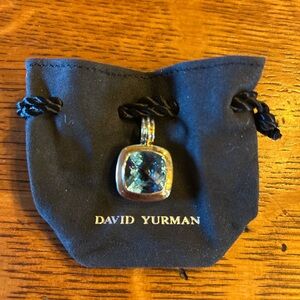 David Yurman Blue Topaz  Pendant